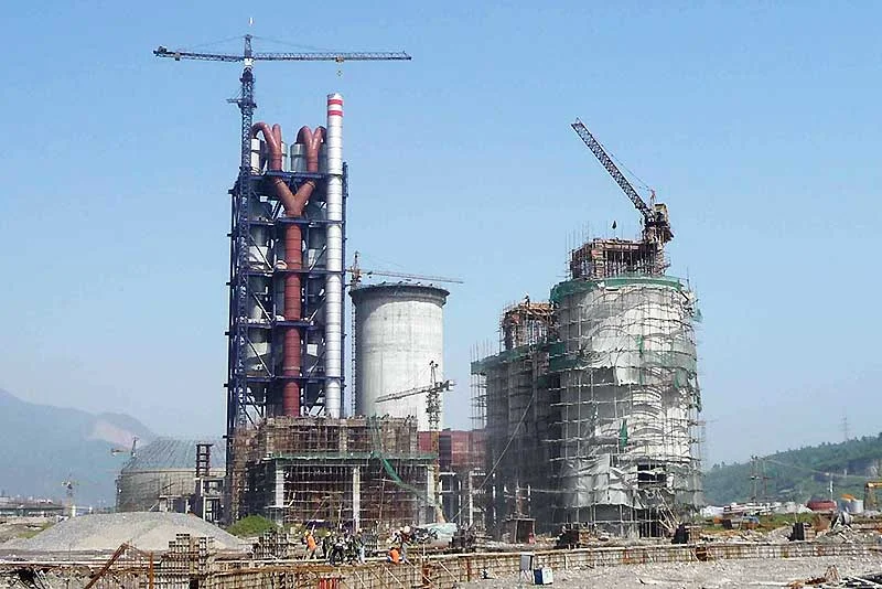 Цементный завод мощностью 2500~7000 т/с