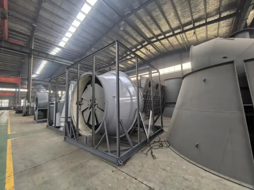 Монтаж сепаратора на цементном заводе