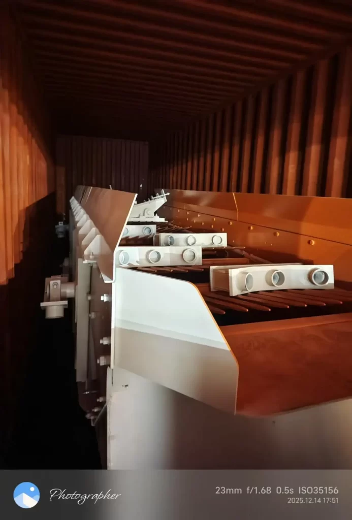 Погрузка вибрационного грохота