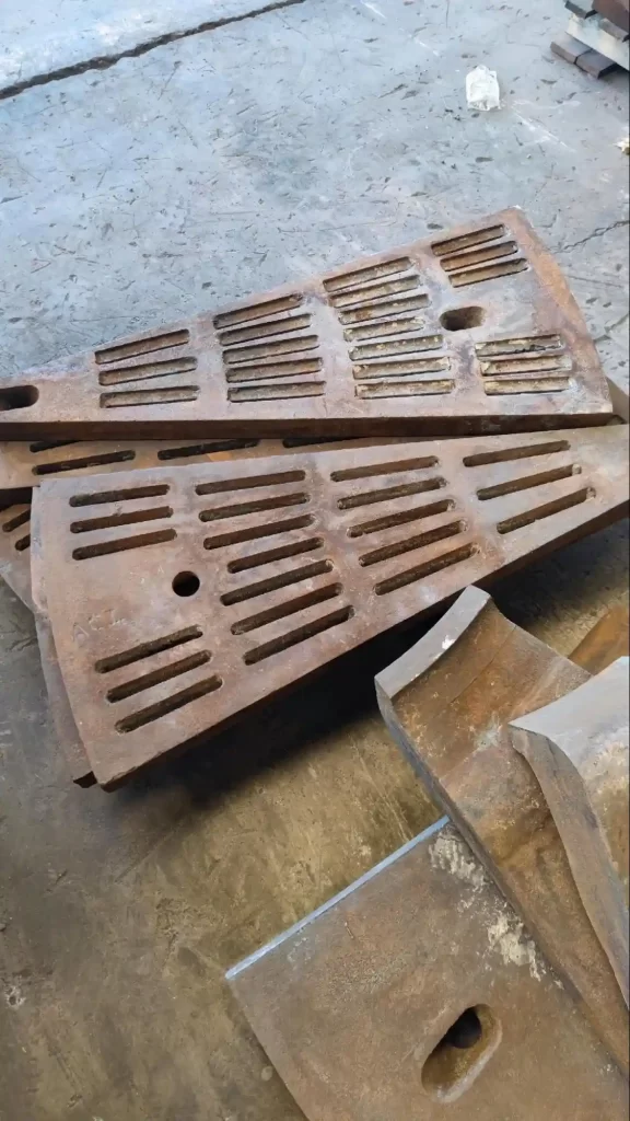 Заготовки для футеровки шаровой мельницы